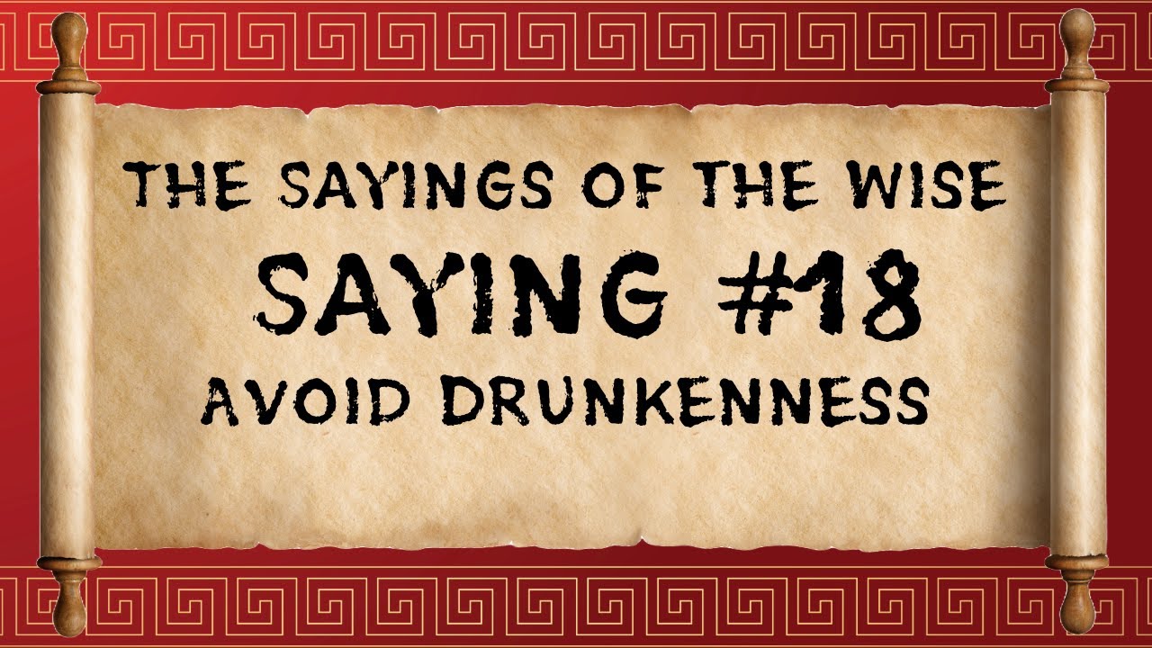 Bible Discussions - Episode 72 - The Sayings of the Wise - Saying #18