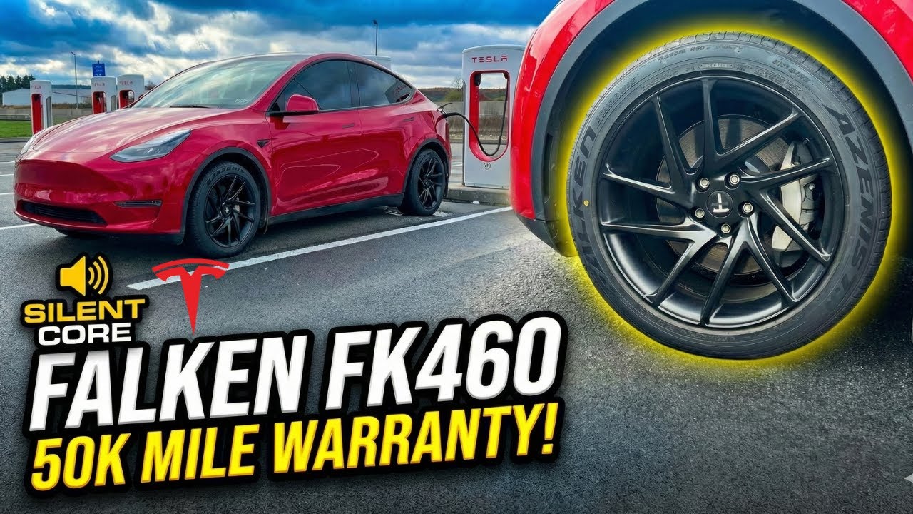 Я нашел почти ИДЕАЛЬНЫЕ шины для Tesla? (FALKEN FK460 Silent Core 50 тыс. миль)