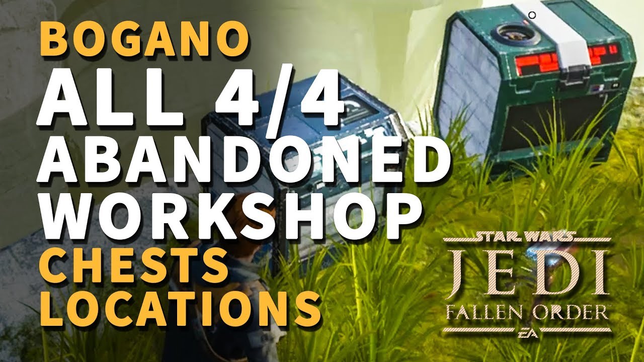 All Abandoned Workshop Chests Locations Bogano Star Wars Jedi Fallen Order