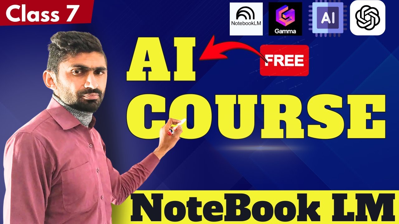 AI COURSE for Beginners – Class 7 - NoteBook LM AI - #course #ai