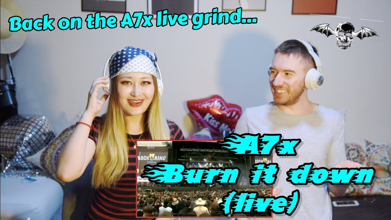 AVENGED SEVENFOLD - BURN IT DOWN (LIVE) | 50+ A7x reactions on the Metal Planet just like this one!!
