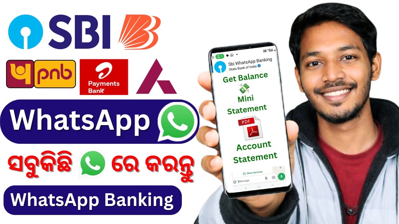 WhatsApp Banking Sbi, Pnb, Bob, Axis | Statement, Balance | New WhatsApp Banking Process 2026 |