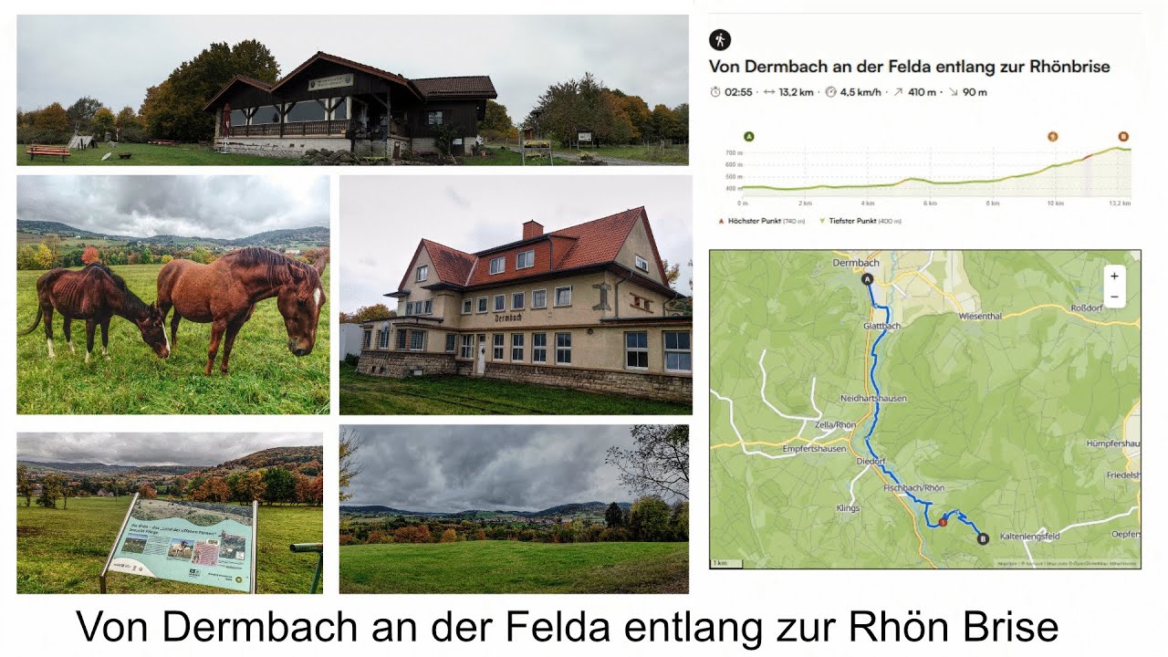 Unterwegs in der Rhön - Von Dermbach zur Rhön Brise auf dem Umpfen - Osmo Pocket 3