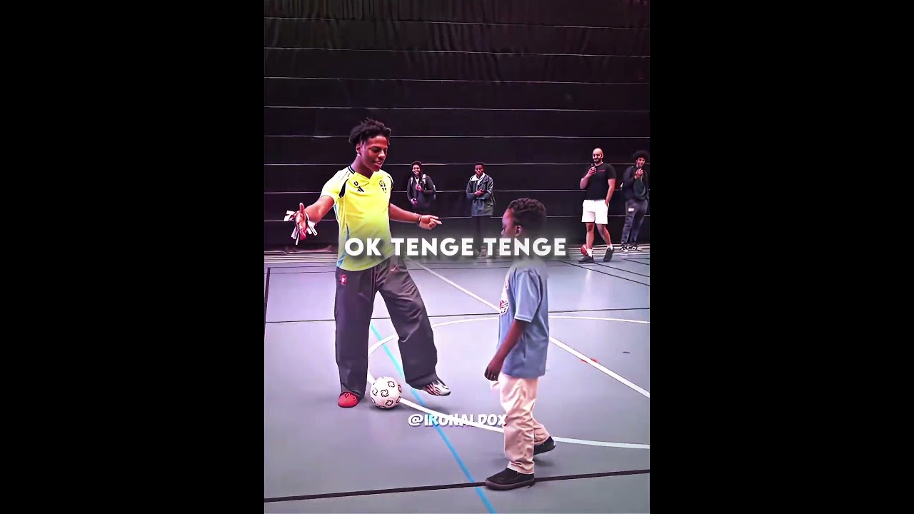 iShowSpeed Was Shocked by This Kid&rsquo;s Skills 🥶🥶 #ishowspeed #kid #football #edit