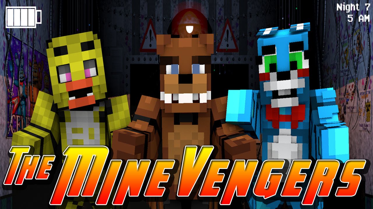 Minecraft MineVengers - FIVE NIGHTS AT FREDDY'S w/ Little Kelly & Tiny Turtle