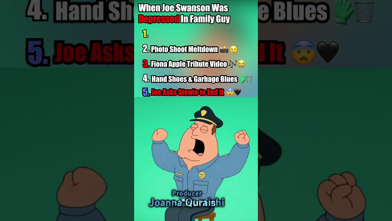 When Joe Swanson Was Depressed In Family Guy