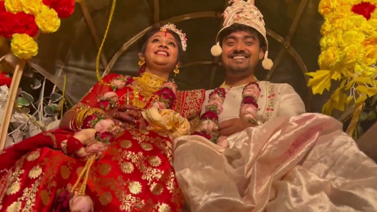 গরুর গাড়িতে বৌ শ্বশুরবাড়ি এলো 🥰 | Puja Saha | Swarnajit ❣️