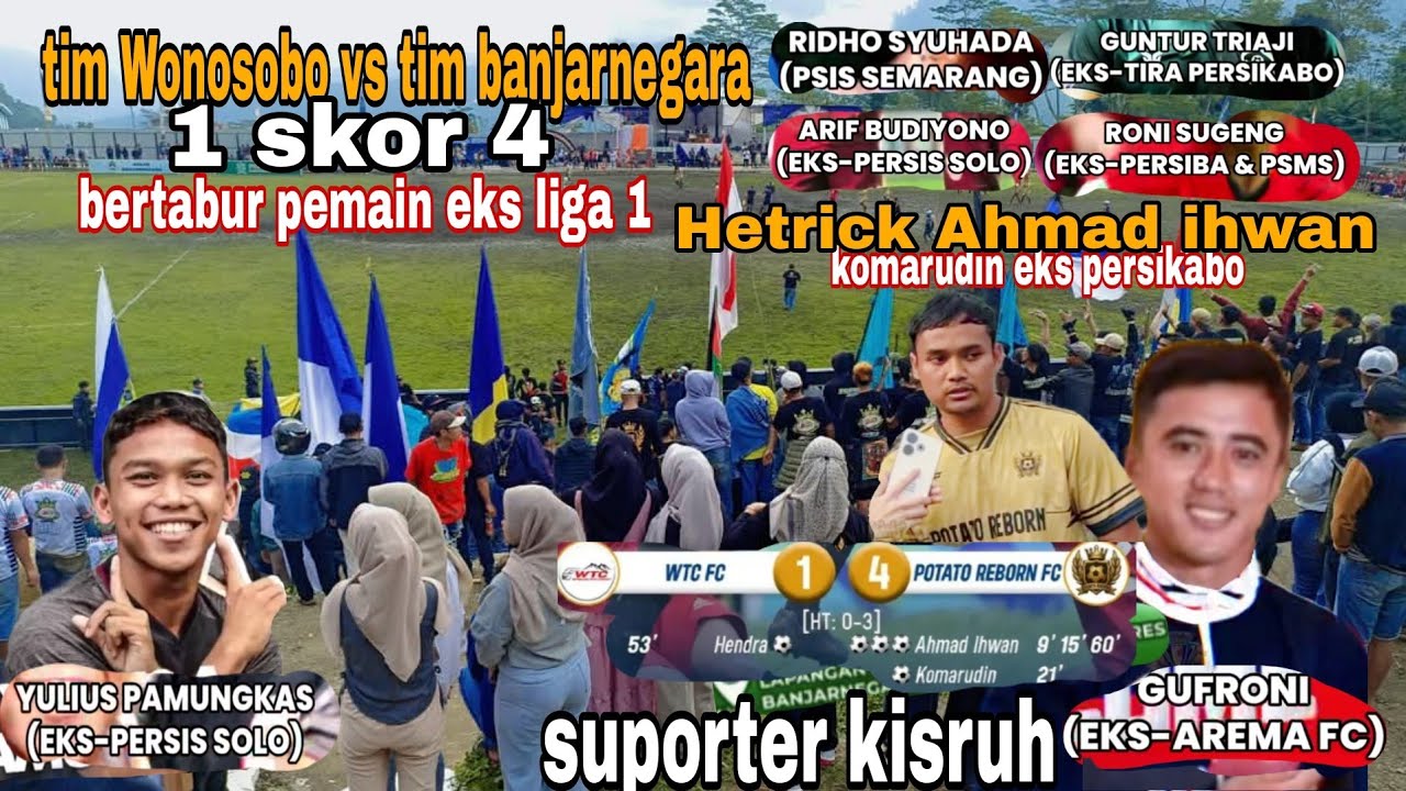 LAGA MEMANAS POTATO REBORN FC VS WTC INDONESIA STARS CHAMPIONSHIP