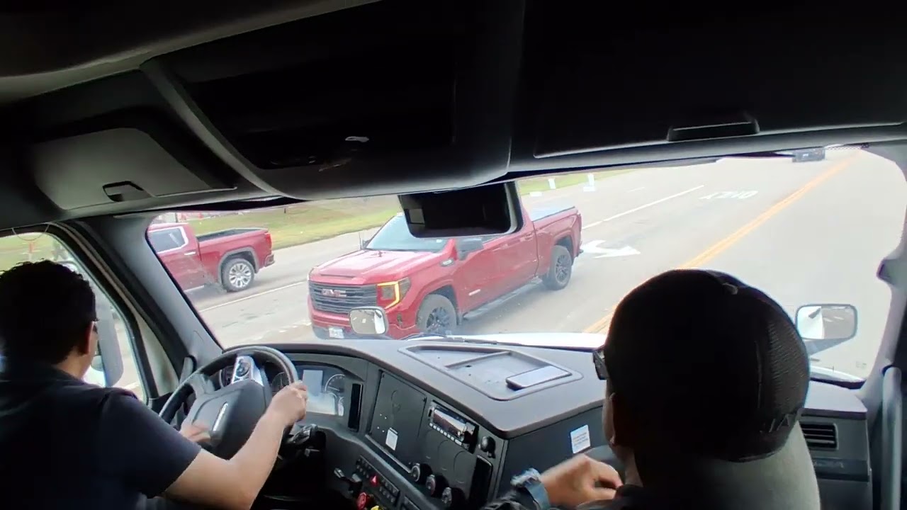 GETTING my CDL Class A. FIRST time on the ROAD with my CDL Instructor.