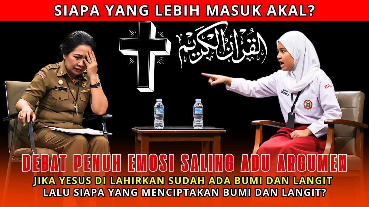 DEBAT PANAS!! Anak Kecil 10 Tahun Balas Pertanyaan Sulit Guru Kristen: Yesus Tuhan atau Manusia?