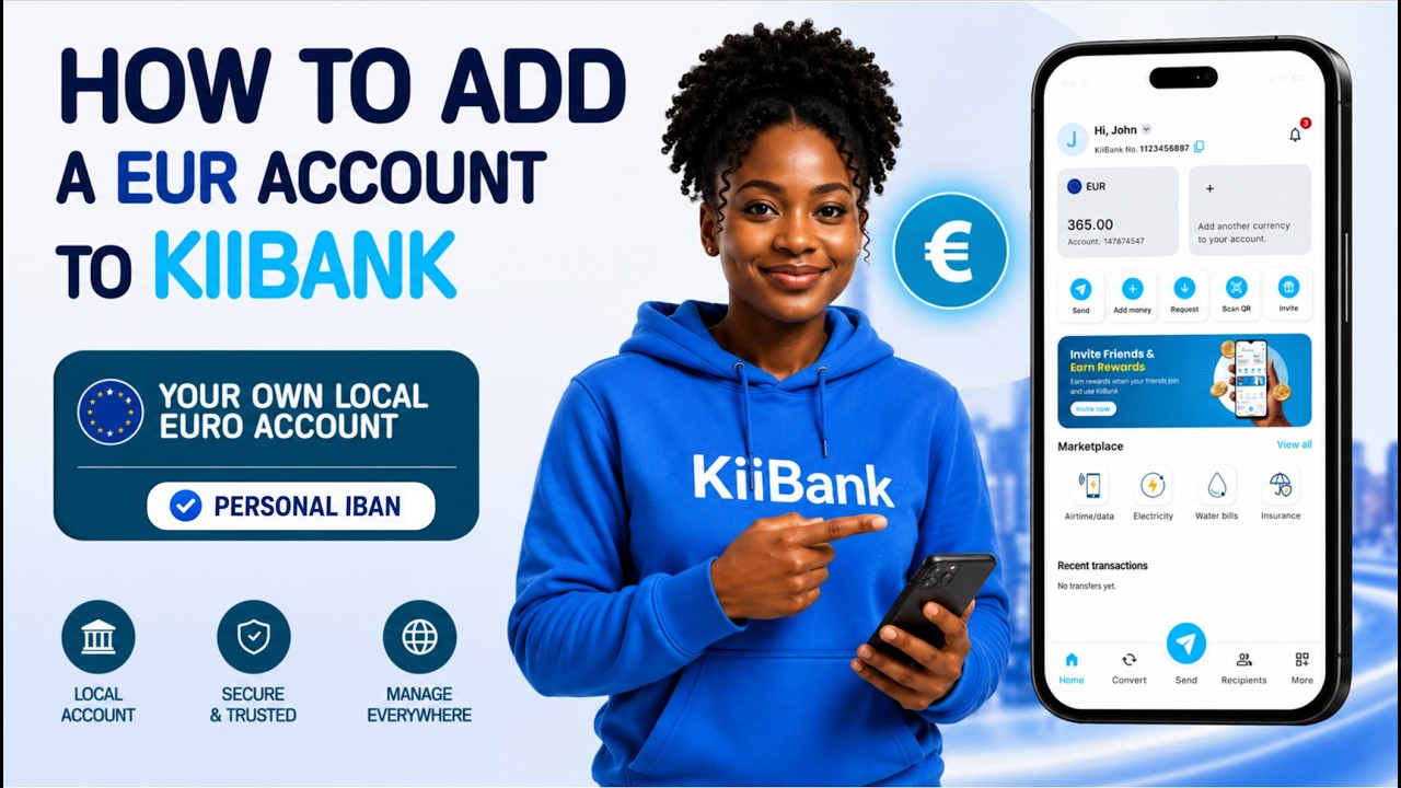How to add a EUR account to KiiBank