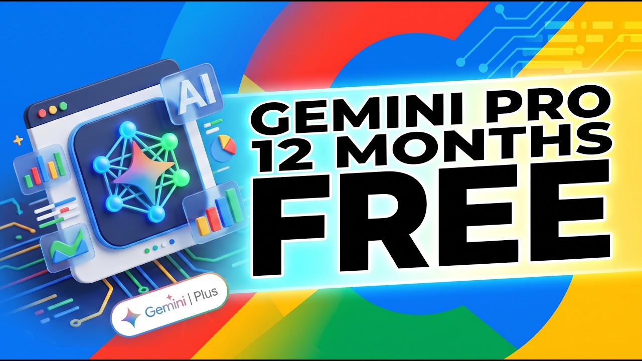 Gemini Pro FREE for 12 Months! | Google Ai Pro Plan For Free