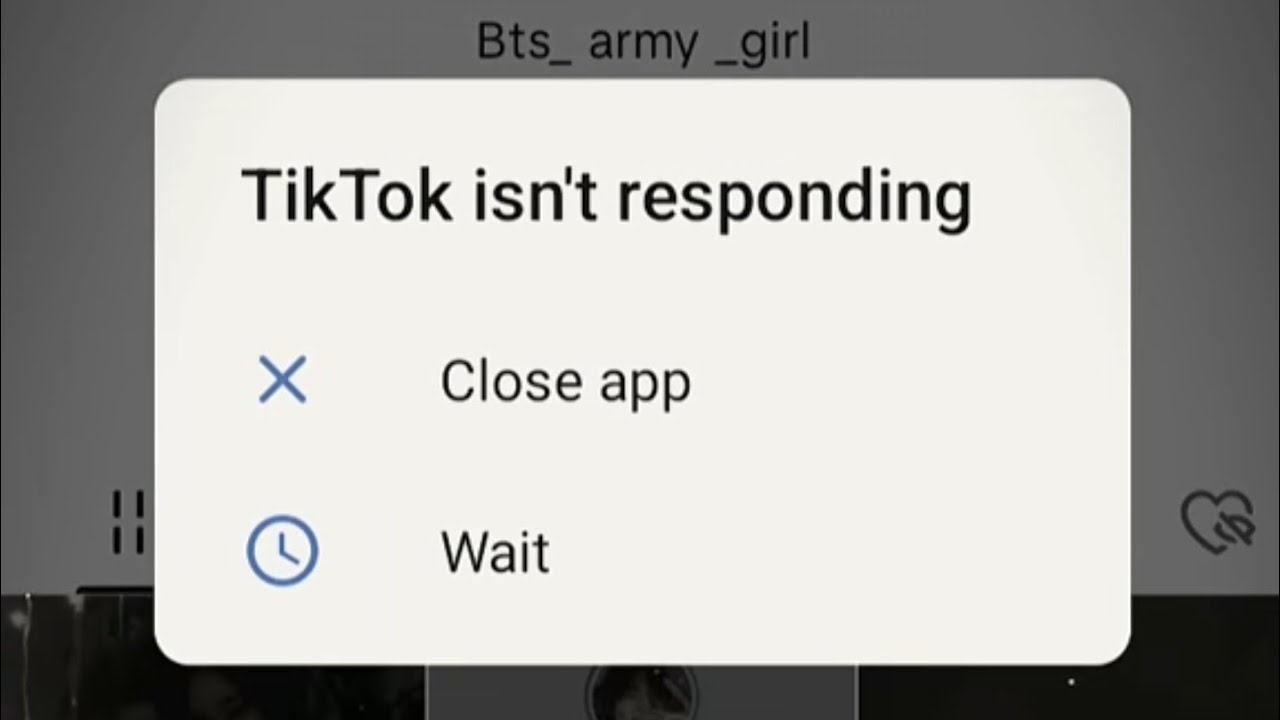 How to fix tiktok isn't responding do you want to close | TikTok is not responding problem android