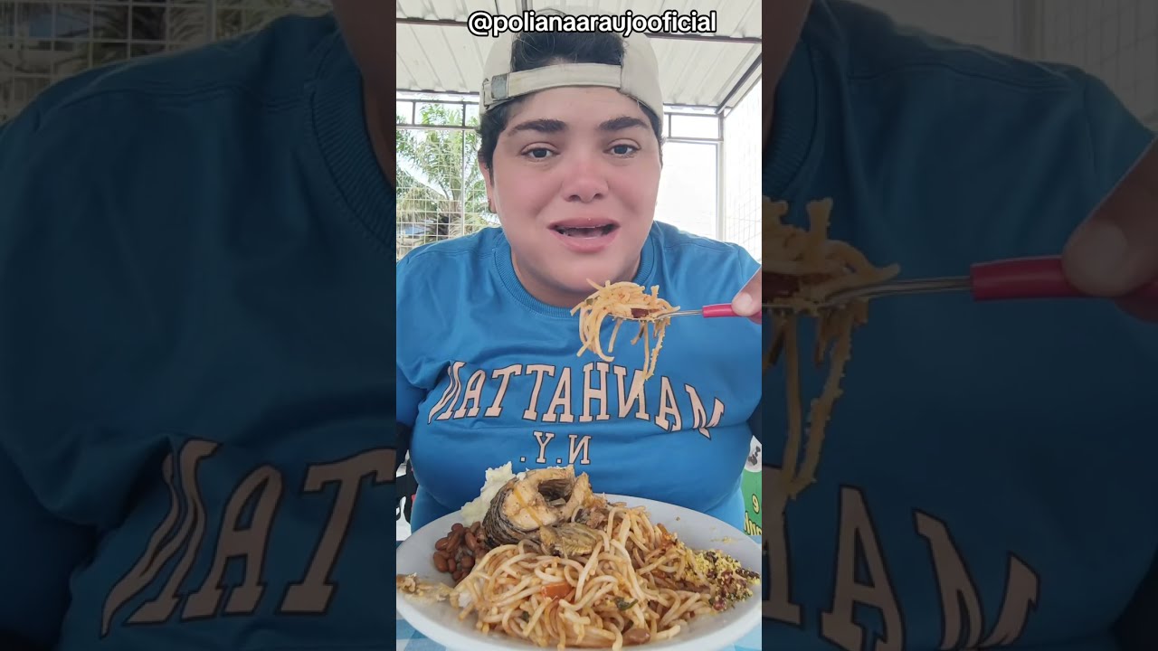 #COMENDO COM A POLY MUKBANG|PIAU FLAMENGO É DELICIOSO 😋