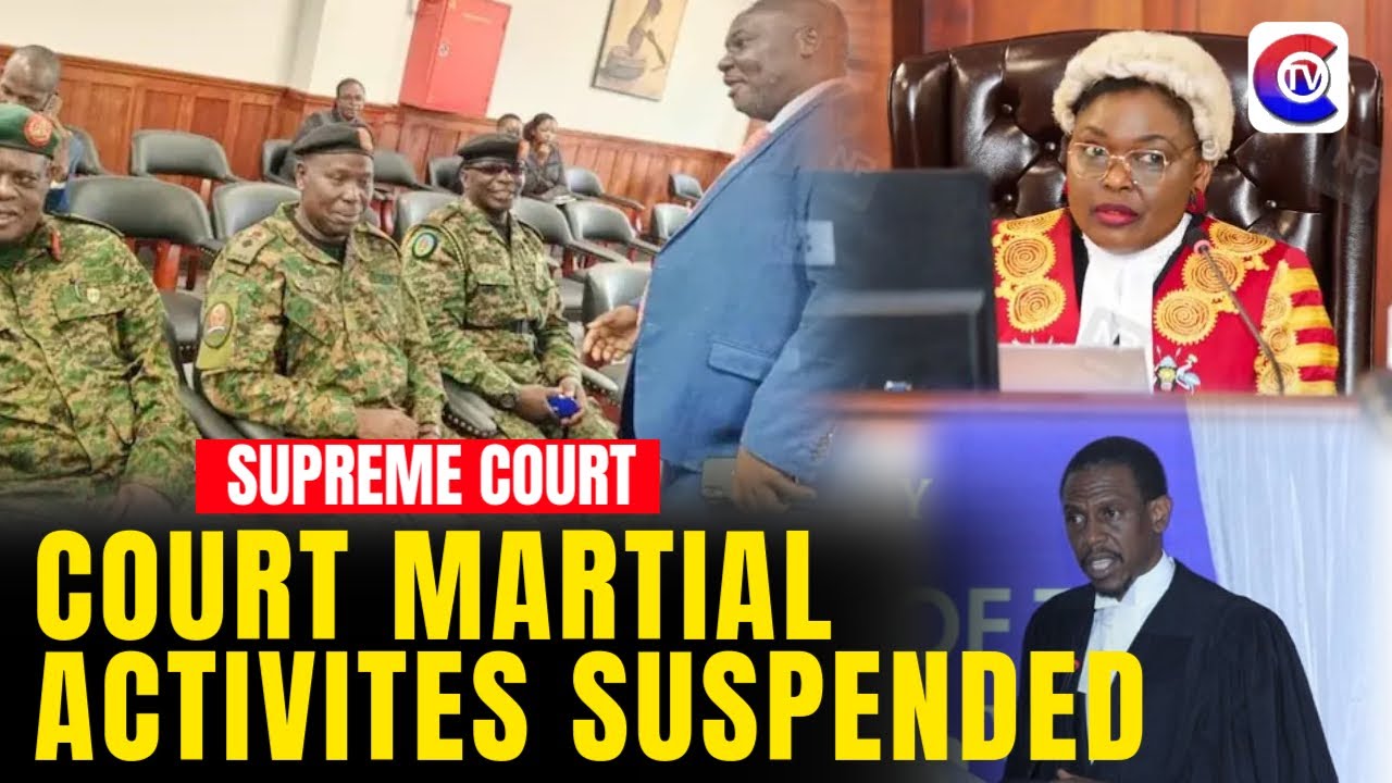 BREAKING: Justice Catherine Bamugemereire has SUSPENDED the Operations of the General Court Martial