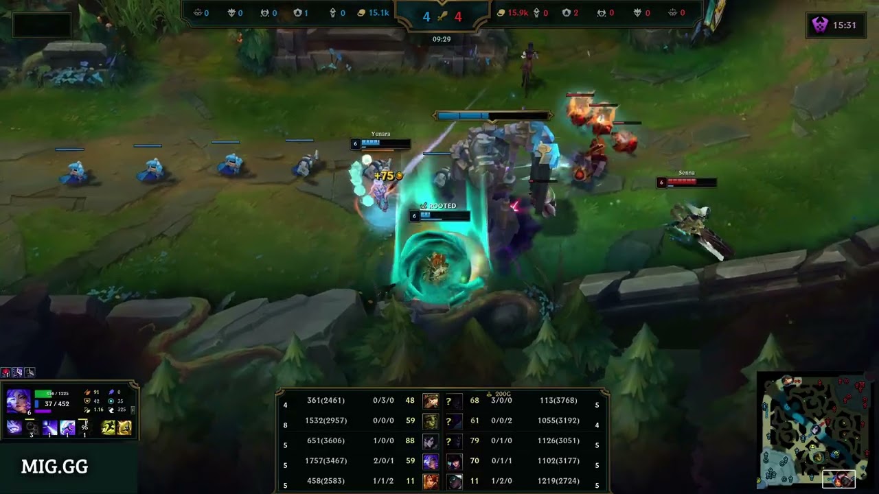 YUNARA VS CAITLYN - 11/4/7 KDA ADC GAMEPLAY CHALLENGER I