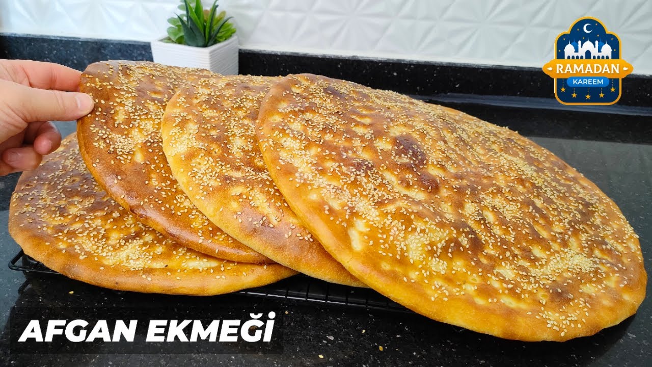 AFGAN MUTFAĞINDAN YEDİĞİM EN LEZZETLİ EKMEK TARİFİ 😍 PAMUK GİBİ HAFİF EKMEK TARİFİ