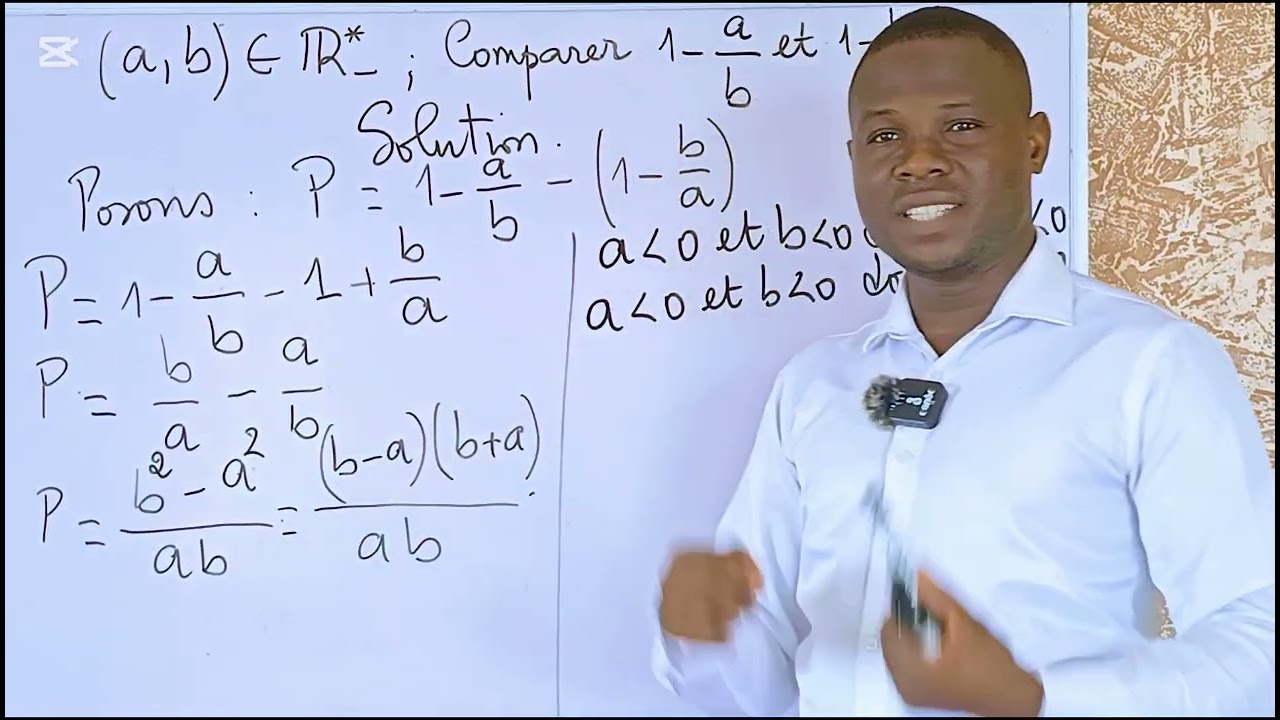 Comparaison de nombres réels 2