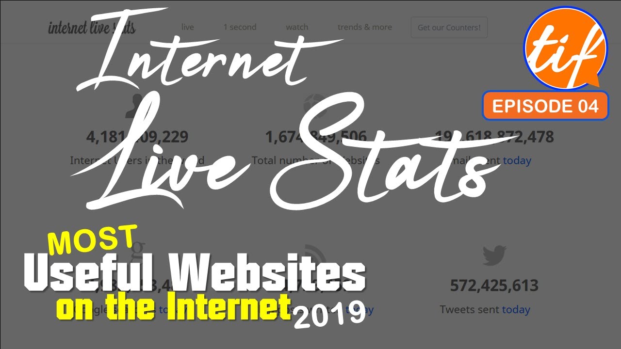 Most Useful Websites of 2019 [New Updated] How BIG is Internet Live Stats | The Indian Freelancer