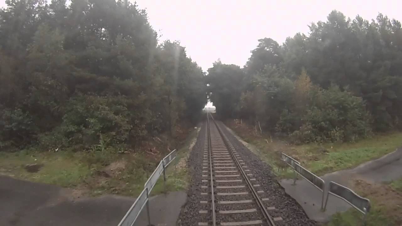 Eisenbahn Lathen Sögel aus dem Lokführerstand
