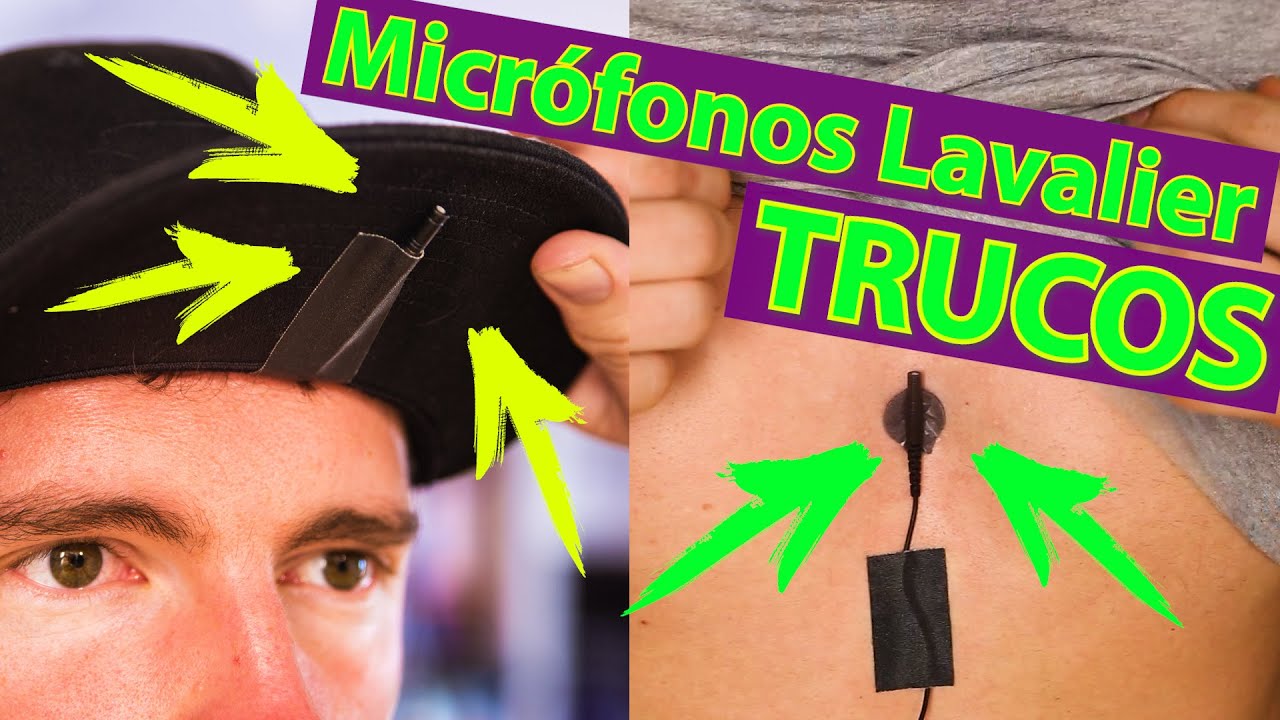 Como Usar y Esconder un Micrófono Lavalier de Solapa - Consejos Prácticos - tutorial en español 2020