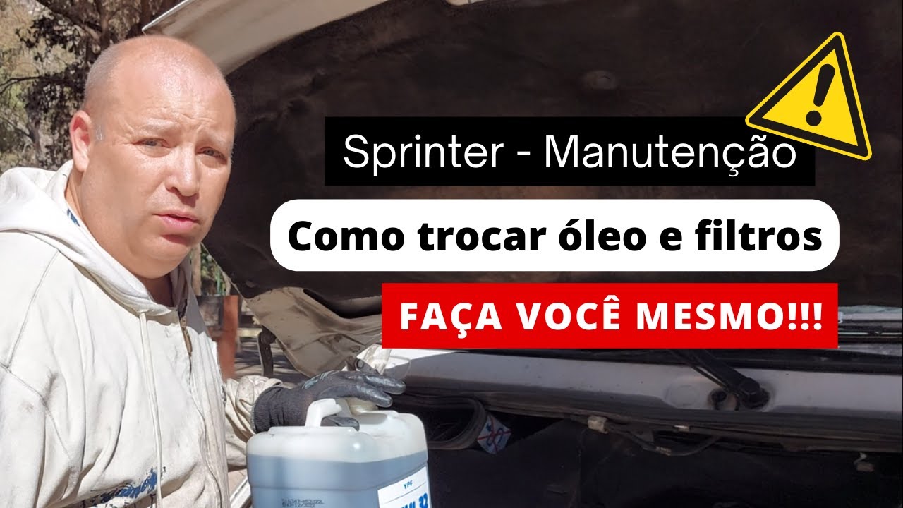 M8 - Como trocar óleo, filtro de óleo, filtro de ar e filtro de combustível da Sprinter.
