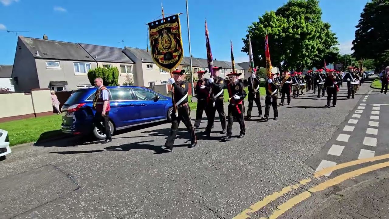 ABOD GRANGEMOUTH PARADE WITH THE YOUNG CALVAY VOLUNTEERS F.B 01/06/2024