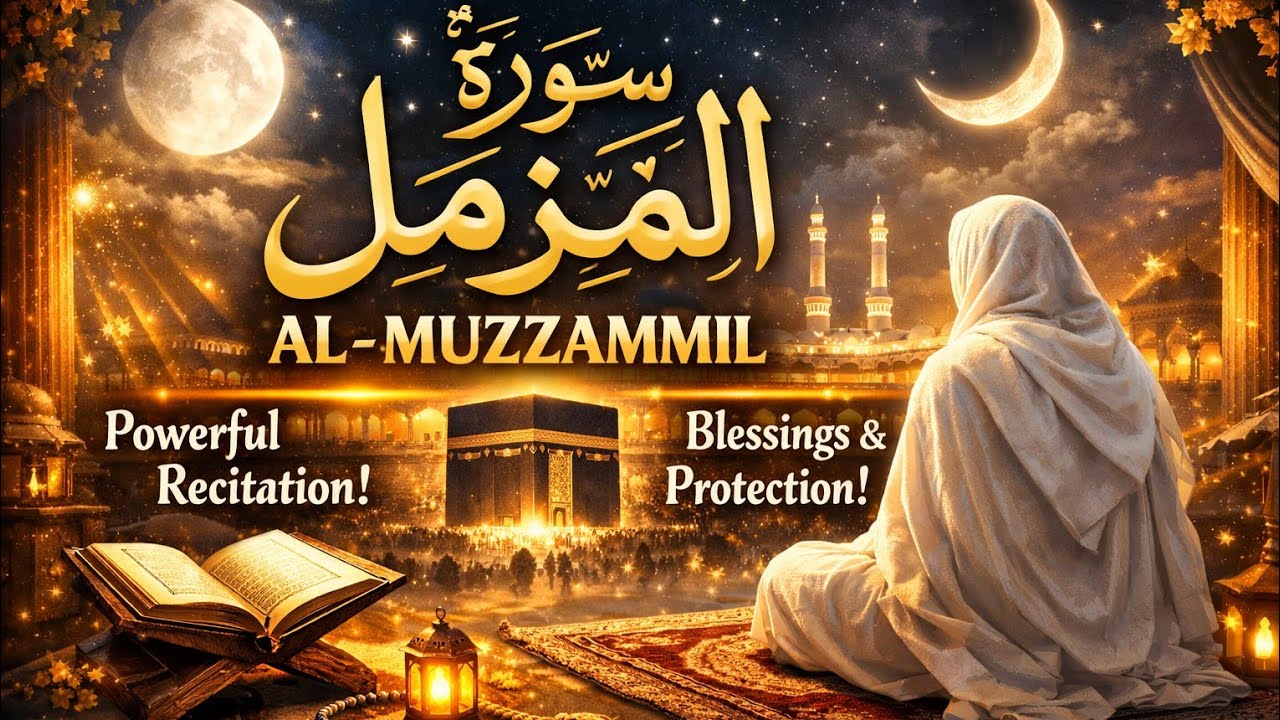 Surah Al-Muzzammil 🤍 | Powerful Night Recitation for Peace, Blessings & Protection