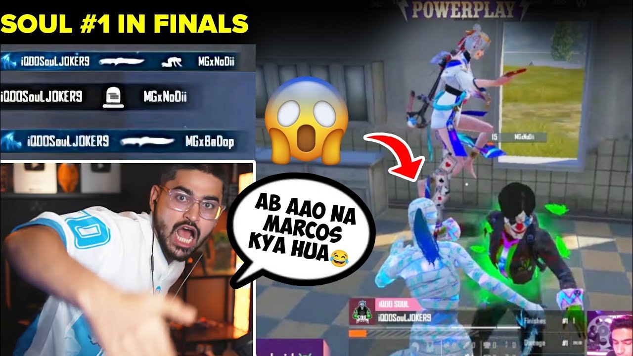 Joker Funny Reaction On SouL Drop Fight😂 SouL In BGMS Final🔥😍