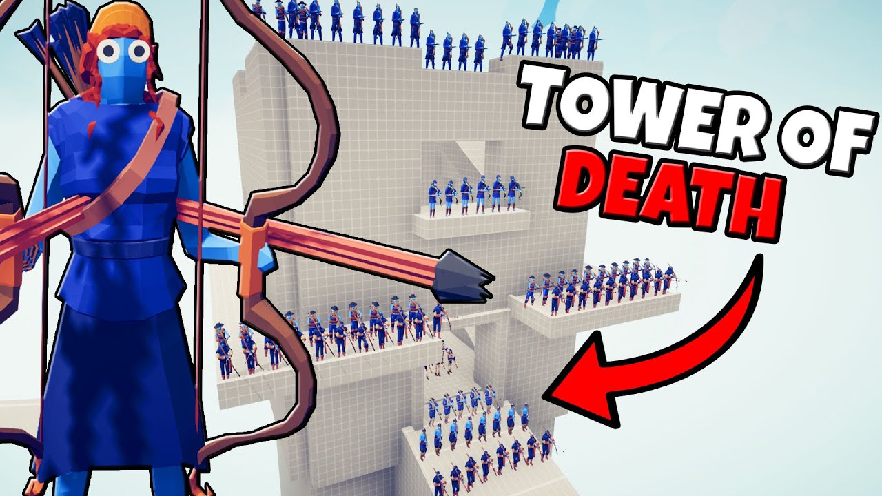 TABS ARCHER Tower of DEATH Siege! - Totally Accurate Battle Simulator (New Legacy Faction Update)