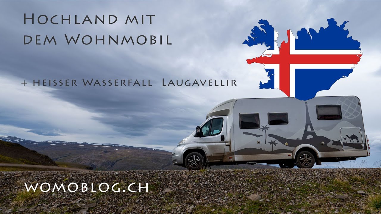 Island Tipp: mit dem normalen Wohnmobil ins Hochland und den hei&szlig;en Wasserfall Laugavellir geniessen