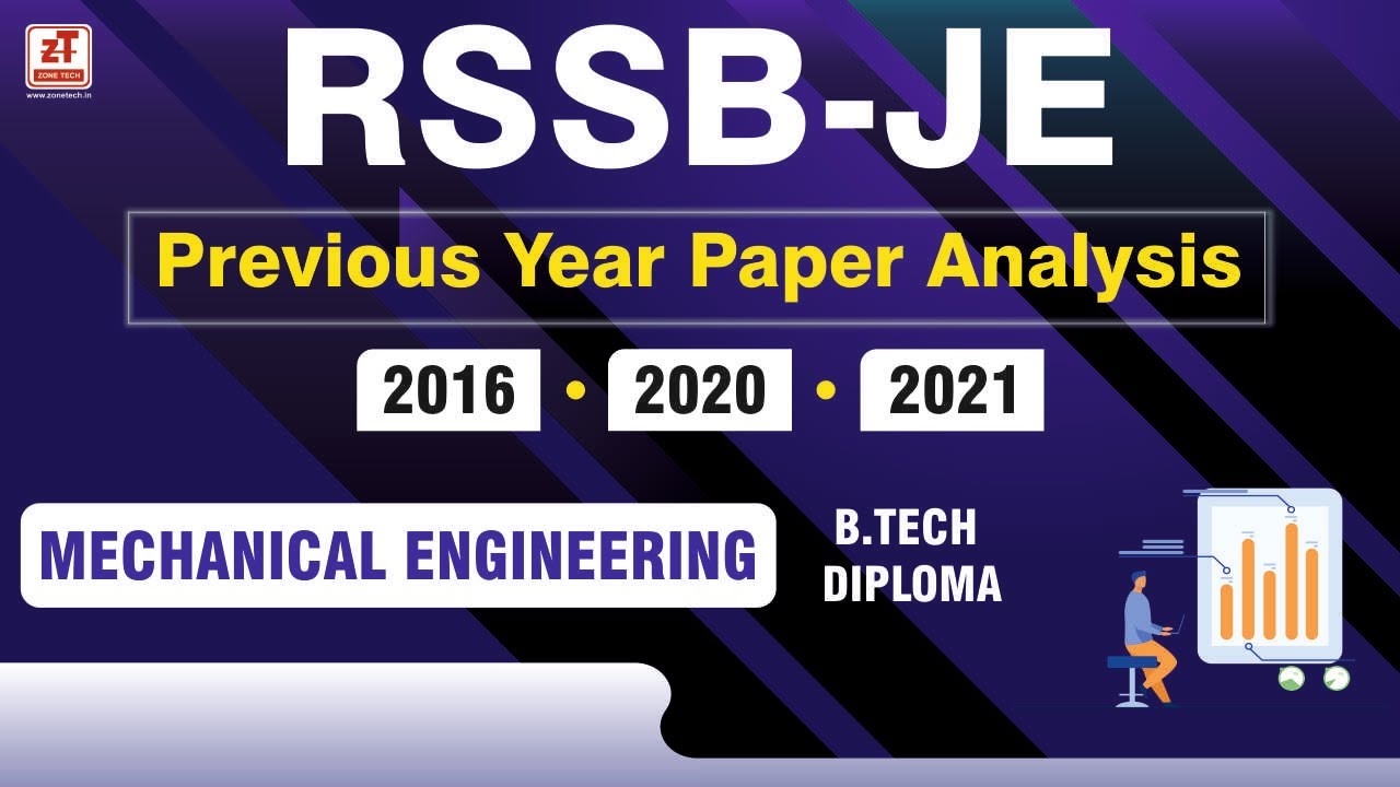 RSSB-JE 2022 || MECHANICAL (B.Tech & Diploma) Subject-wise Marks 2016 to 2020 Analysis & Strategy