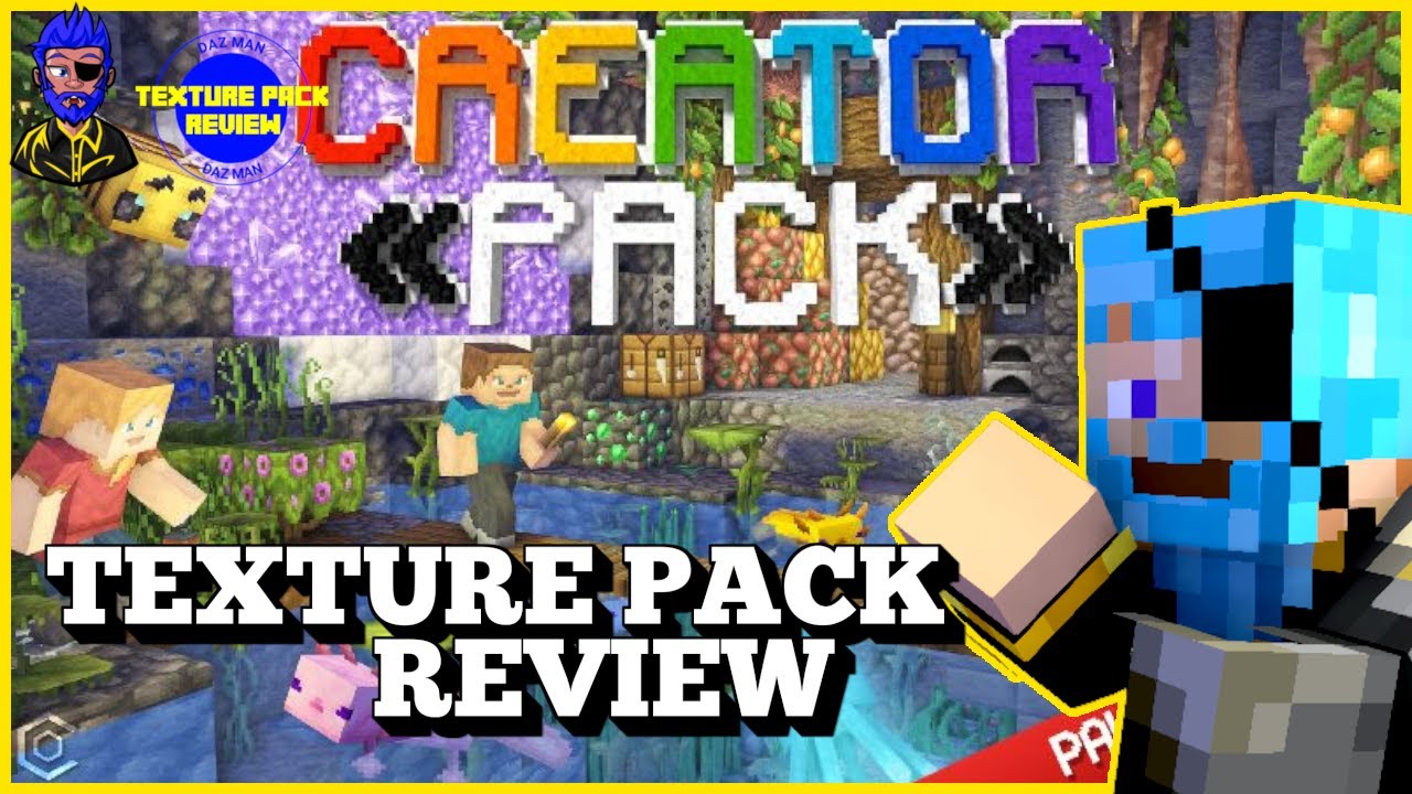 CreatorPack Texture Pack Review &brvbar; Daz Man Minecraft Texture Pack Review &brvbar; Minecraft Bedrock