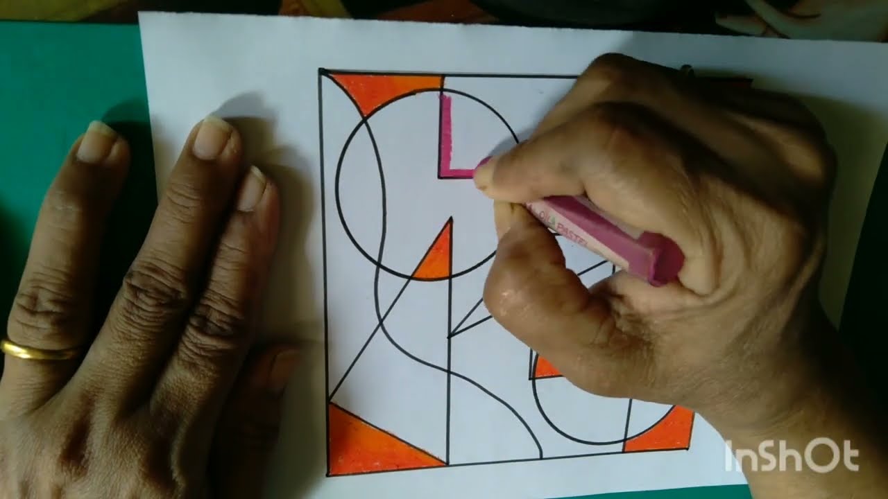 2D design -1//sankalpa chitra with shading//step by step