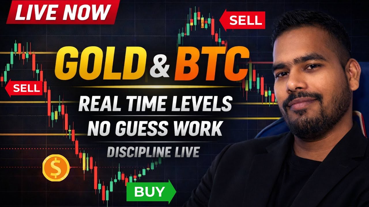 LIVE GOLD &  BTC   📈 | Real-Time Trading + Risk Management | Money with Mahi #goldlive  #btclive