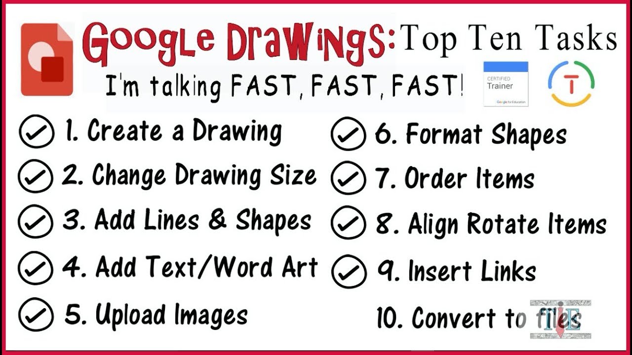 Google Drawings Tutorial: Top 10 Tasks
