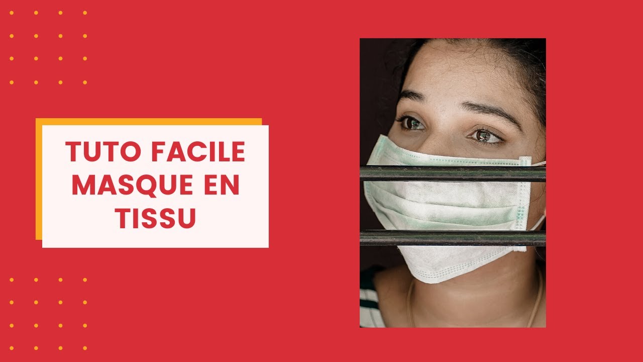 COMMENT FAIRE UN MASQUE EN TISSU &Agrave; LA MAIN 😷🖐  KOMAN POU F&Egrave; MASK SAN MACHINE A KOUD 😷🖐 DYI MASK 😷