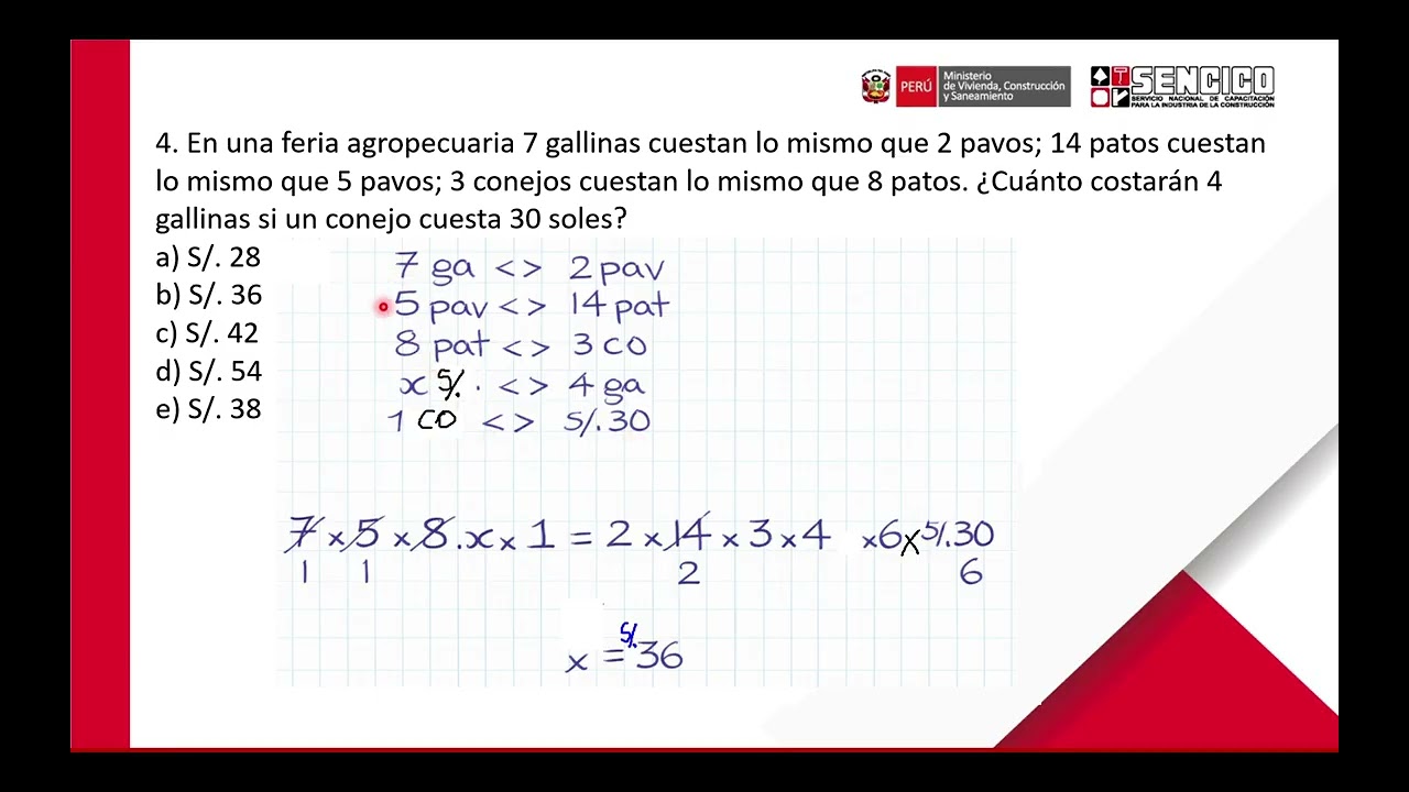 CLASE 11  RAZONAMIENTO MATEMÁTICO  REGLA CONJUNTA
