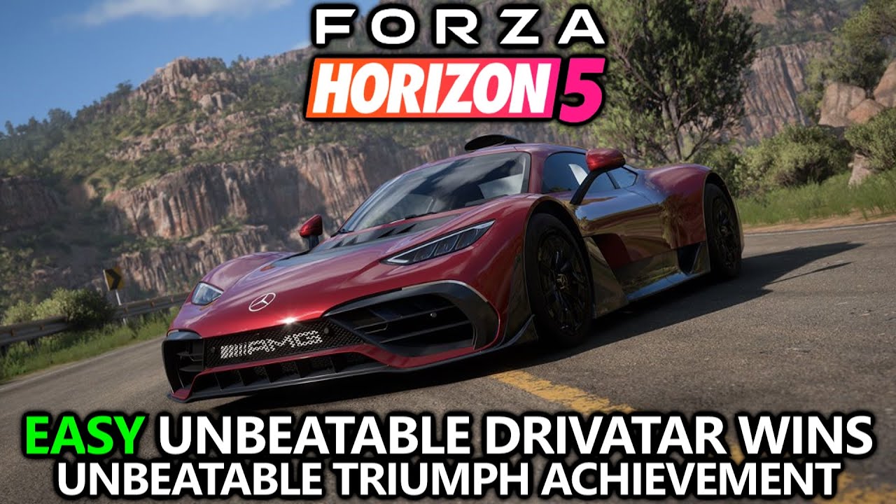 Forza Horizon 5 - Unbeatable Truimph Achievement - Easy Unbeatable Drivatar Race Wins