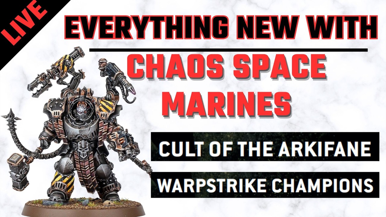 🔴2 New CSM Detachments and new models! | Competitive | Warhammer 40k chaos space marines #40k