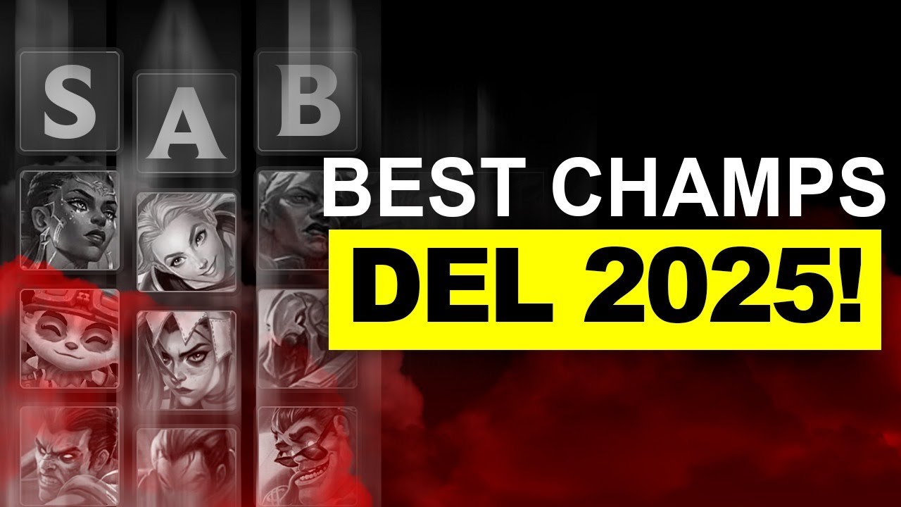 TIER LIST de los MEJORES Campeones para RANKEAR 2025