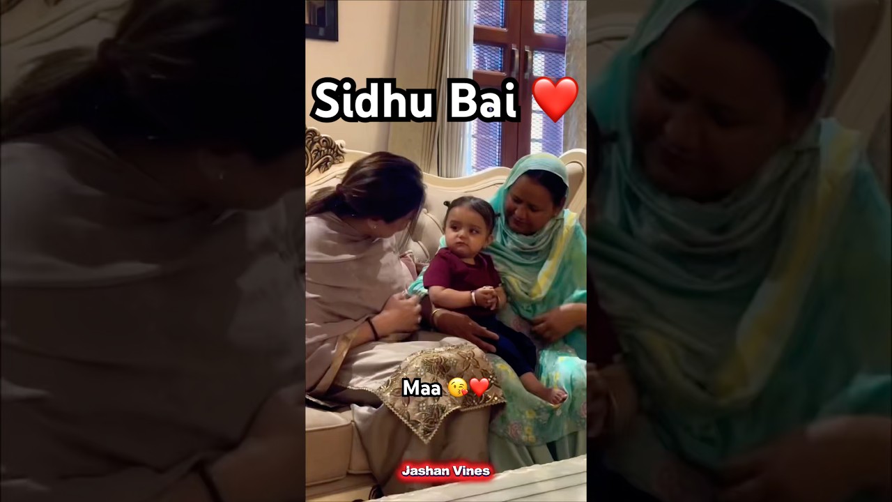 Chota Bai And Mama Ji 😘❤️ #shorts #sidhumoosewala #trending #viralvideo #shortsfeed #ytshorts