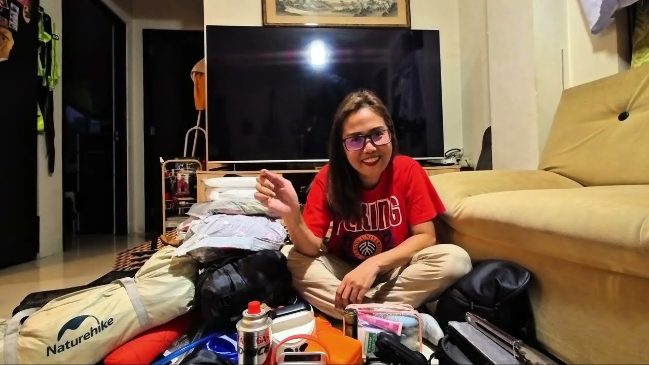 What we are bringing to Mt. Ulap camping.                 Less weight, more adventure!