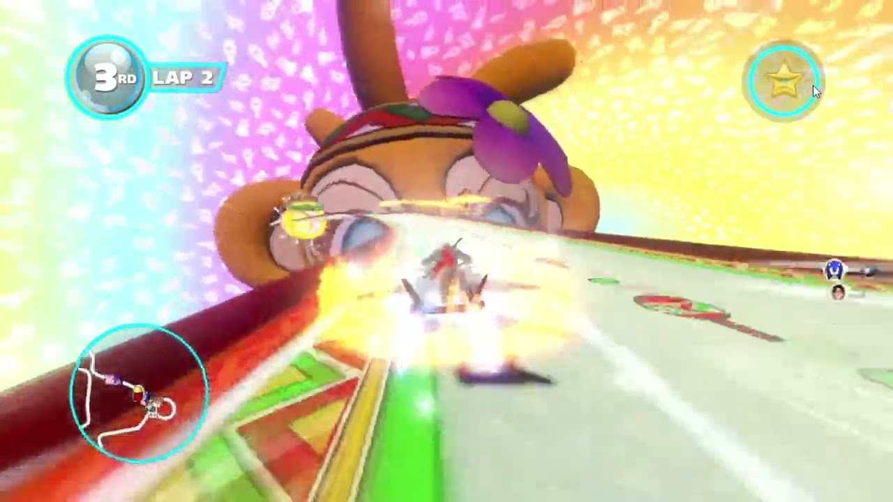 sonic all stars racing transformed all star moves exept yogast, mii, avatar.
