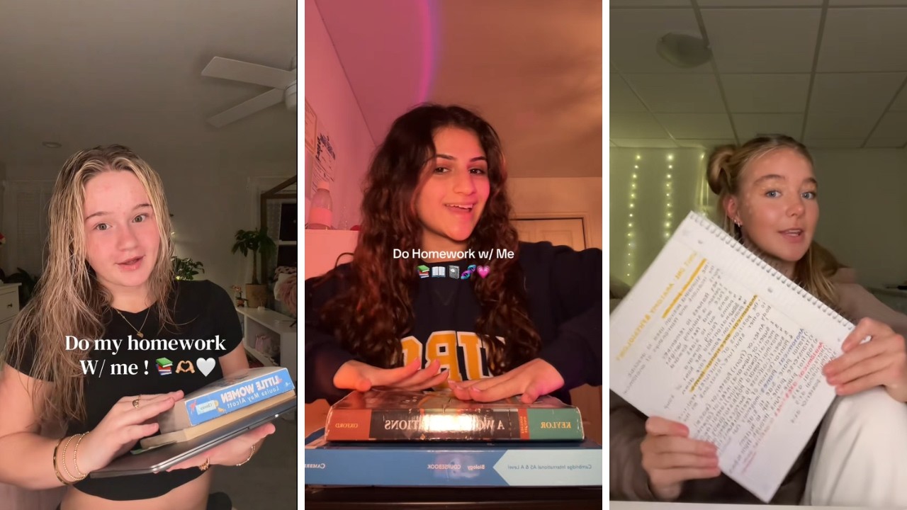 Do My Homework With Me | TikTok Compilation