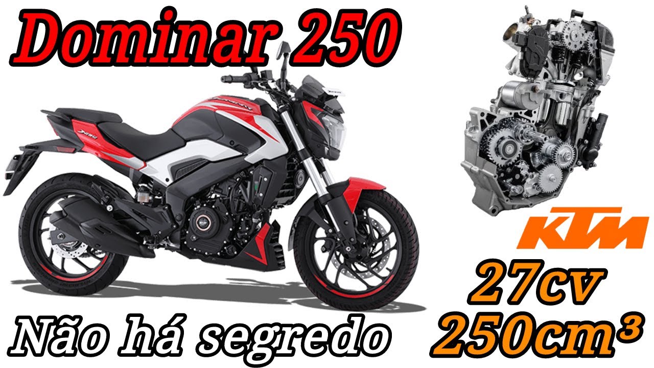 Dominar 250 - 27cv com 250cm³ - Existe 