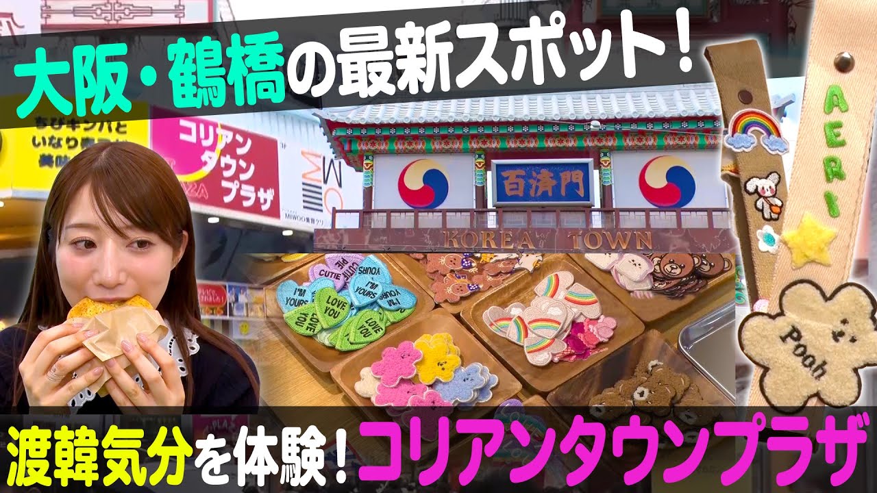 【鶴橋の新スポット】グルメ！韓国雑貨！ネームタグづくり！癒し！「コリアンタウンプラザ」【ナジャ・グランディーバのチマタのハテナ】