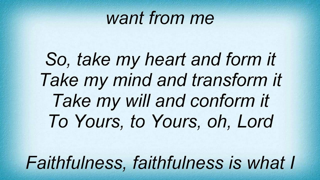 Sonicflood - Holiness Lyrics