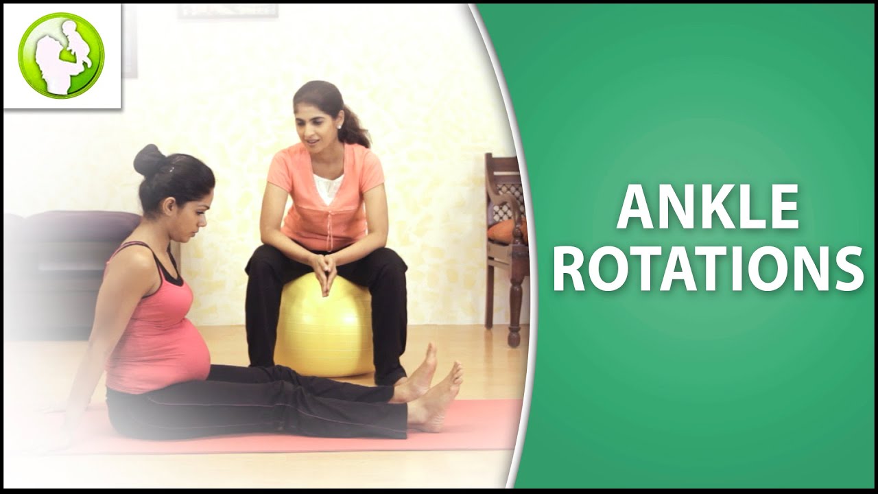 Pregnancy Exercise For Swollen Feet & Ankles