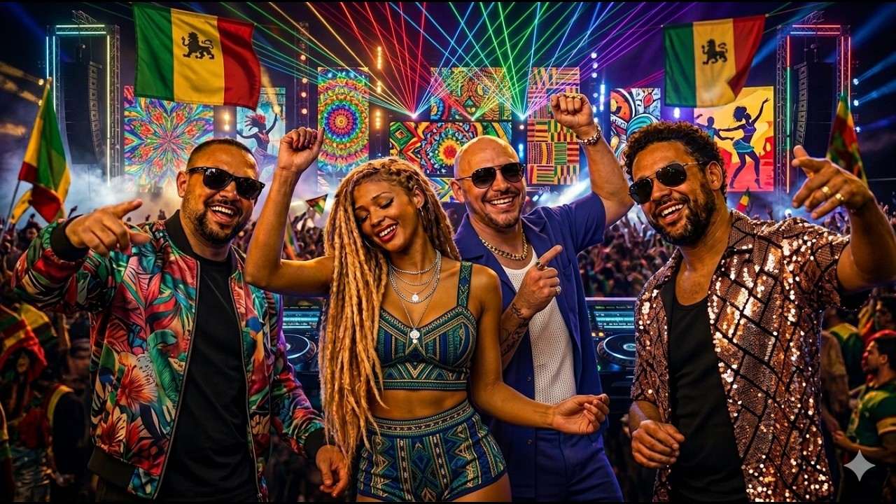 Shaggy x Sean Paul x Pitbull x Kiara Jah | Global Energy (Lyric Video) 2026